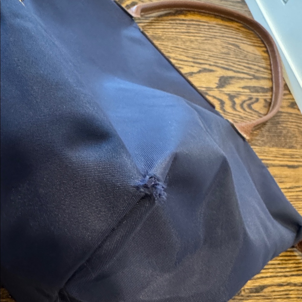 Longchamp Le Pliage Original Large Nylon Navy Tote Bag - Picture 5 of 11